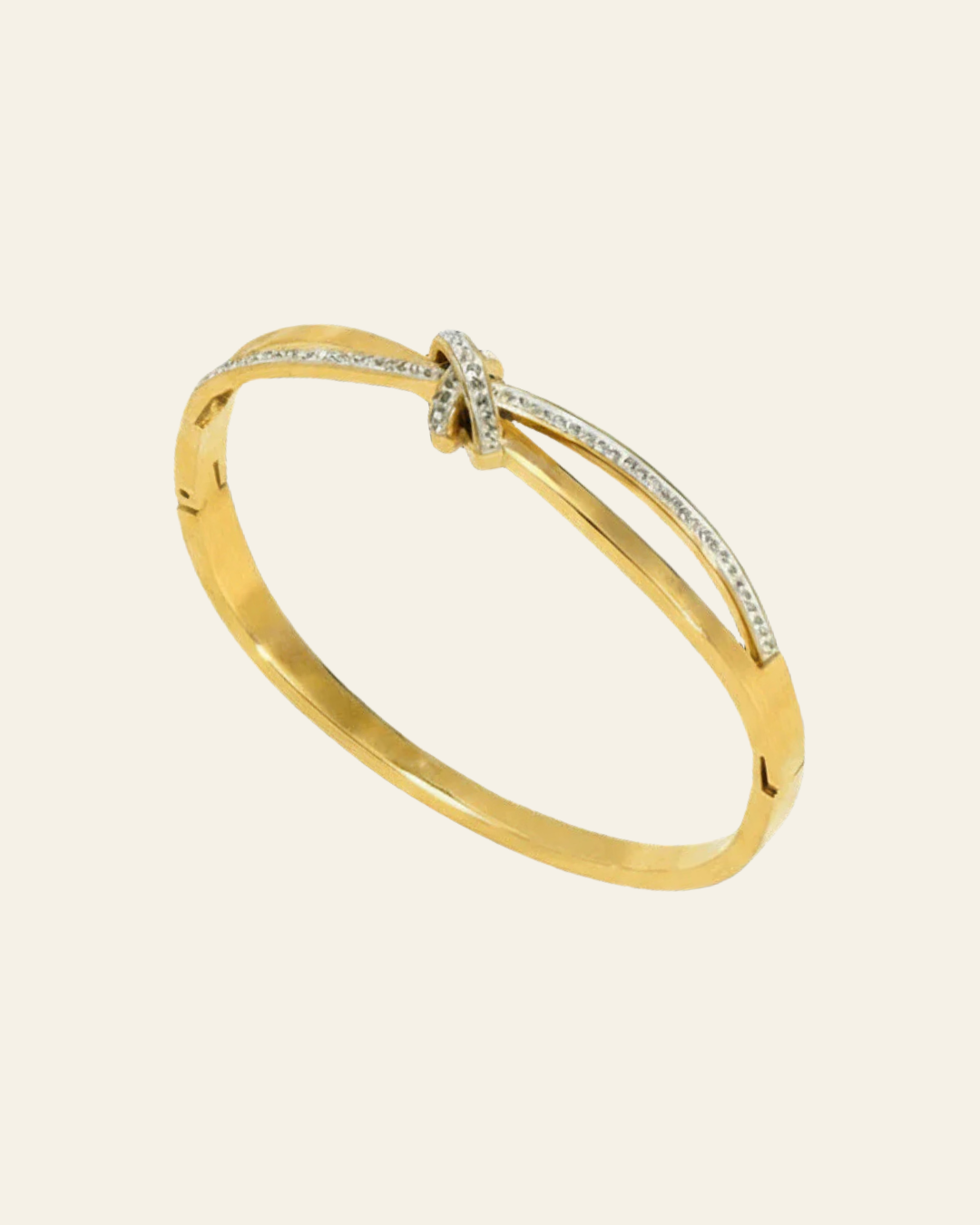 Enchanted Elegance: Bow Accent Bangle