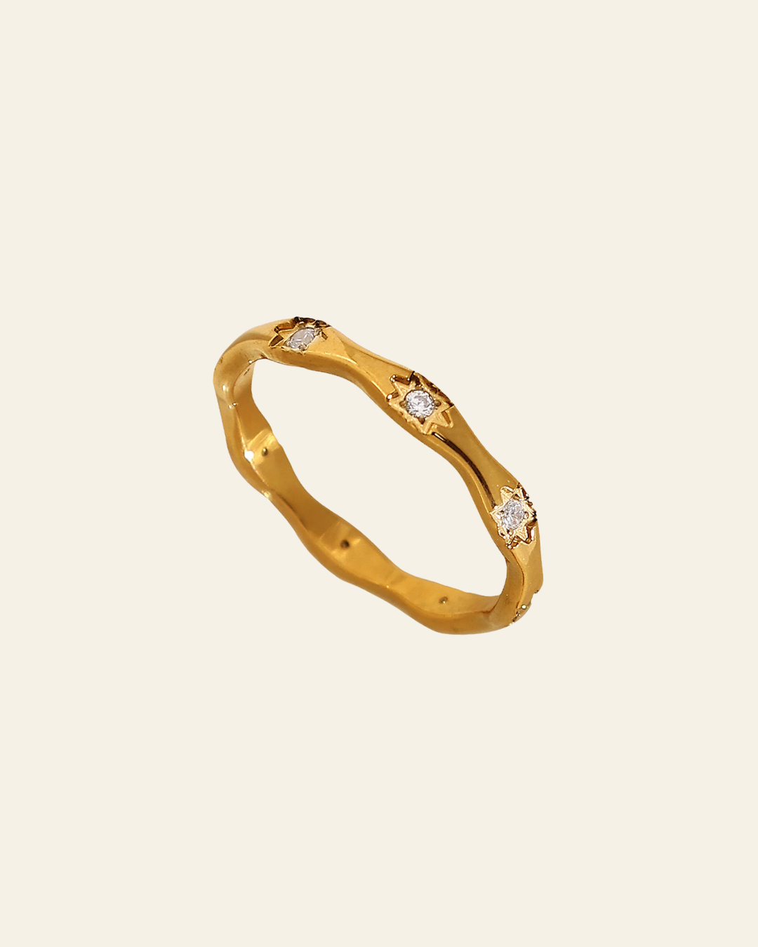 Wavy Star Ring