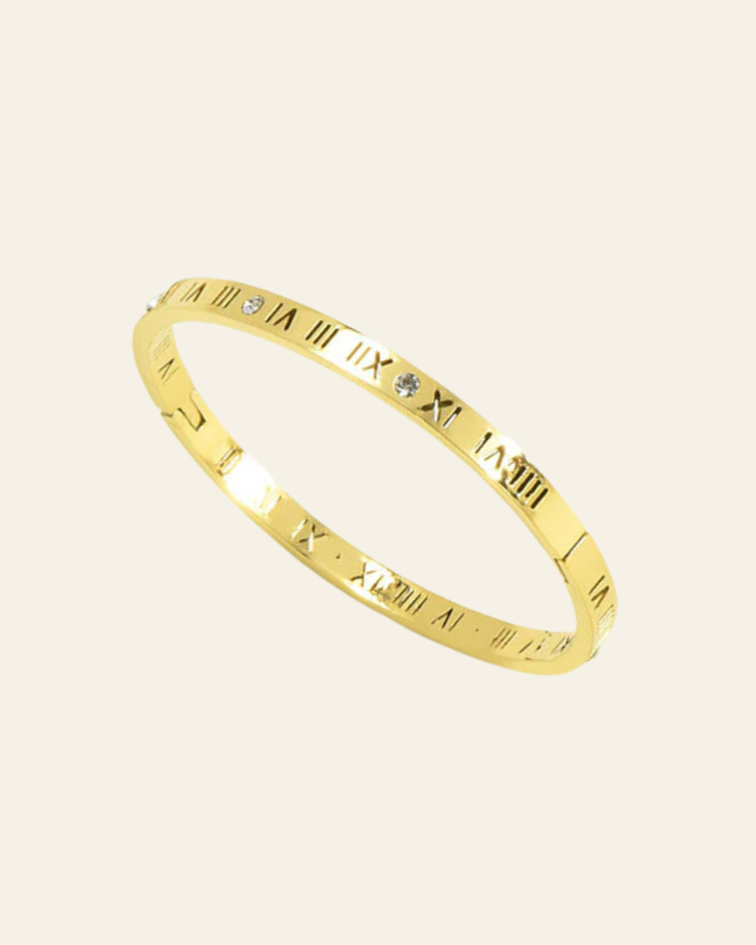 Eternal Time: Roman Numeral Bangle