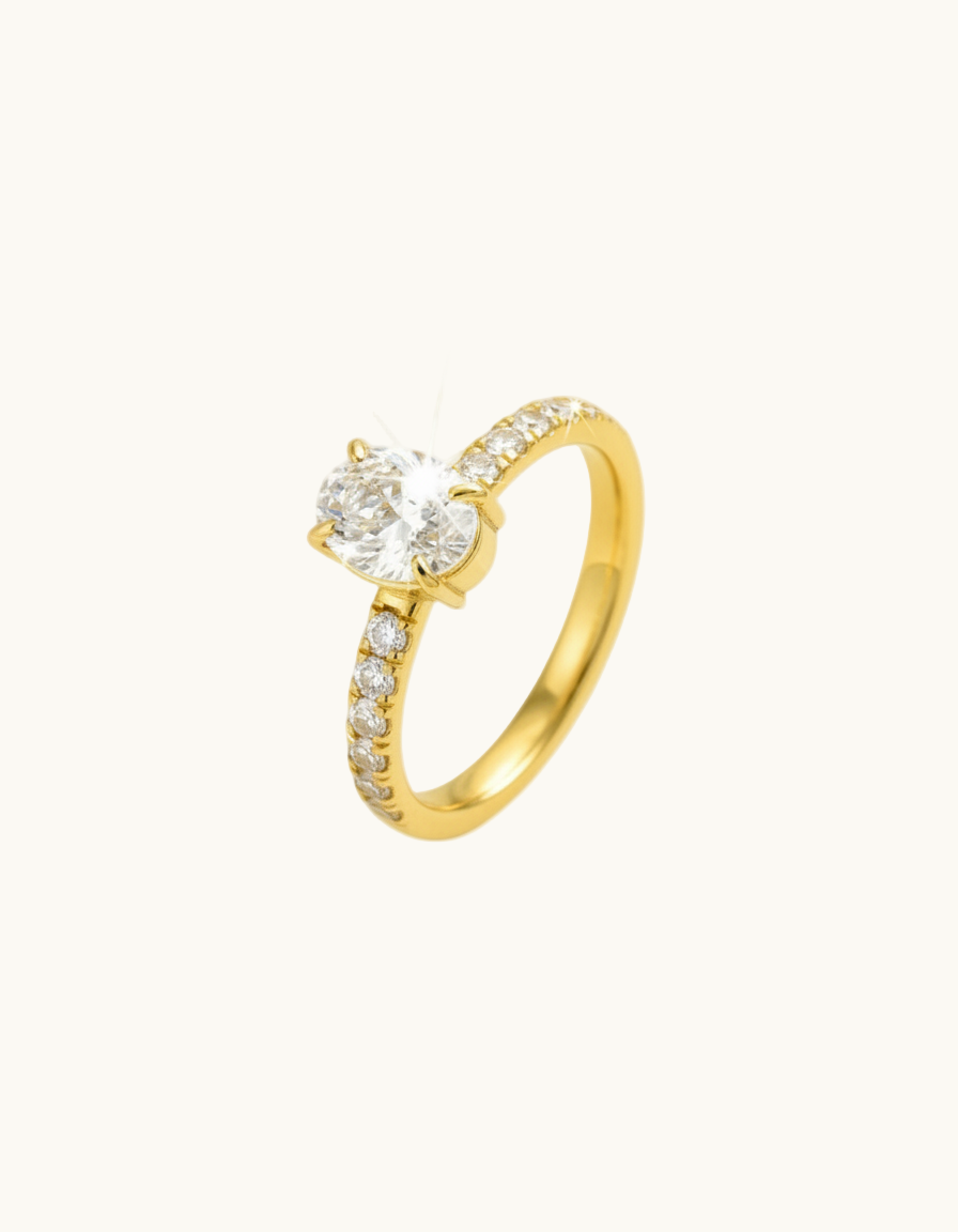 Geometric Stainless Steel Ring