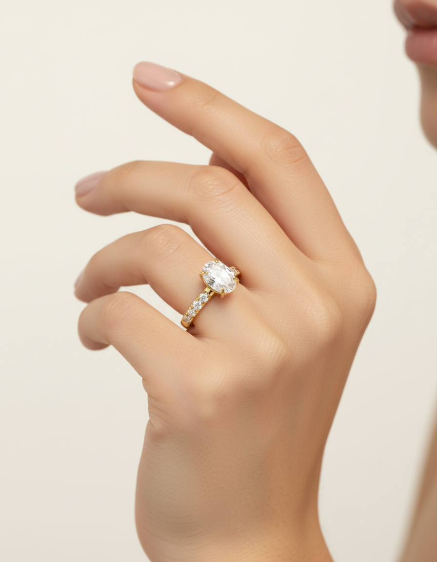 Geometric Stainless Steel Ring