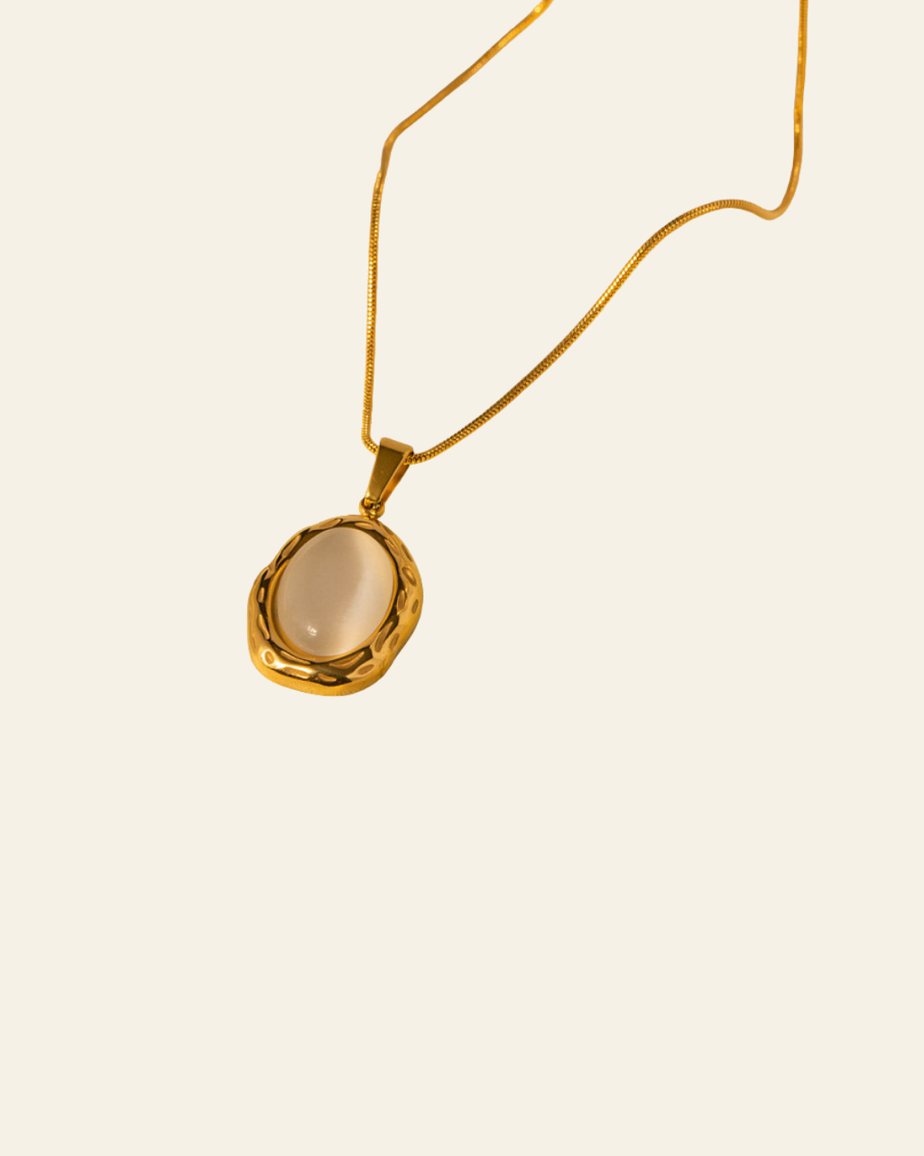 Natural Stone Pendant Necklace