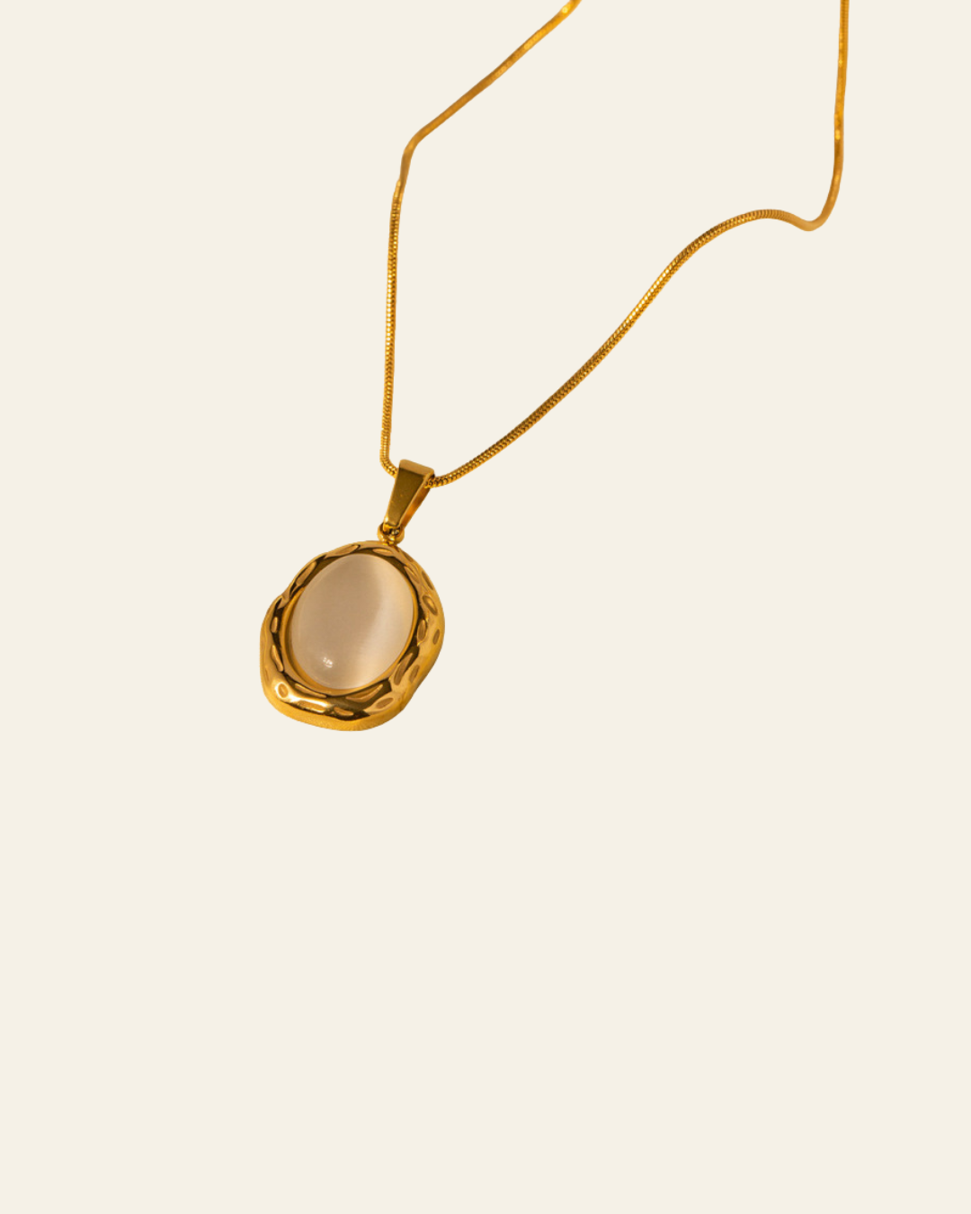 Natural Stone Pendant Necklace