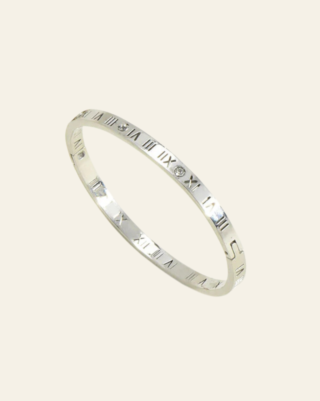 Eternal Time: Roman Numeral Bangle