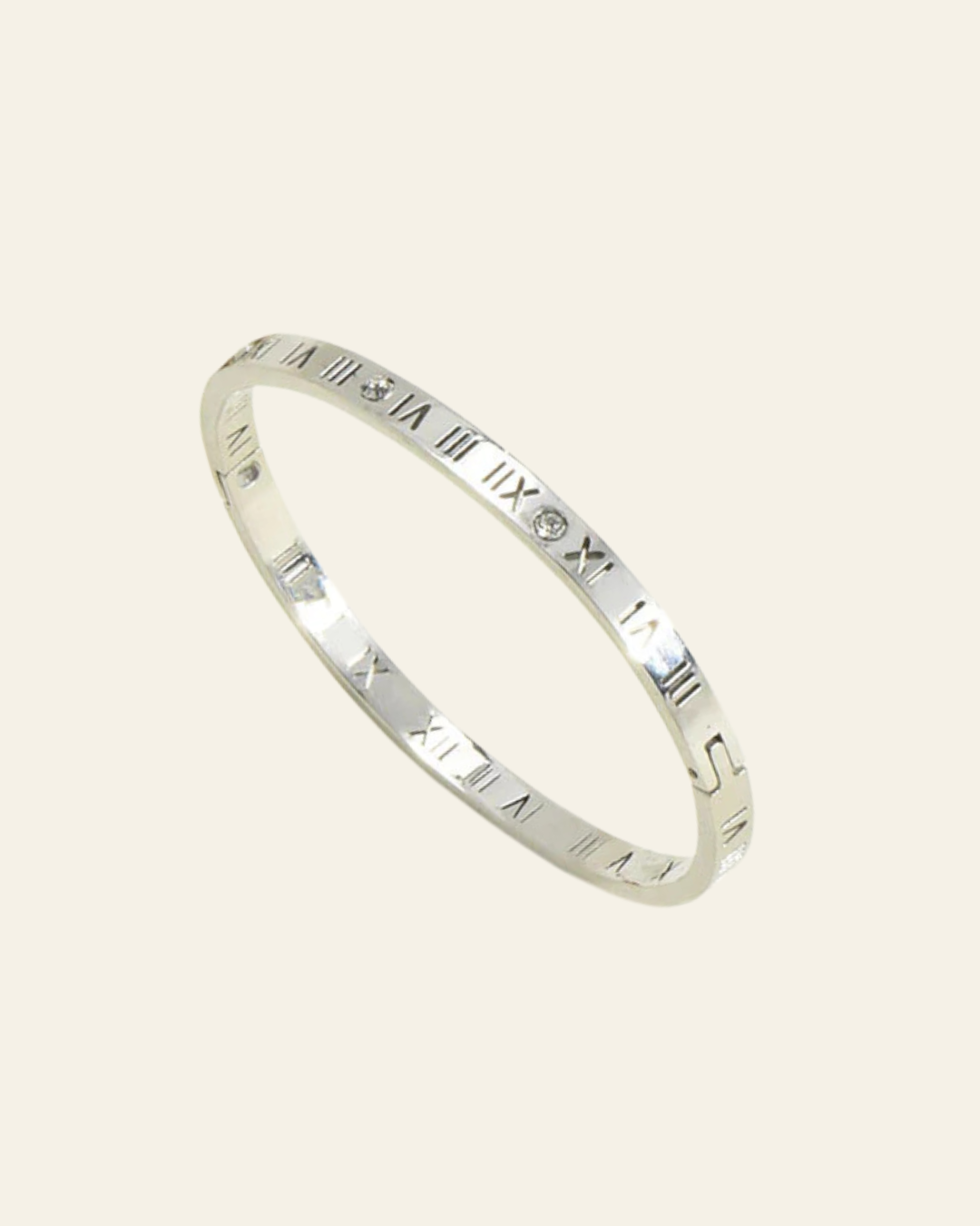 Eternal Time: Roman Numeral Bangle