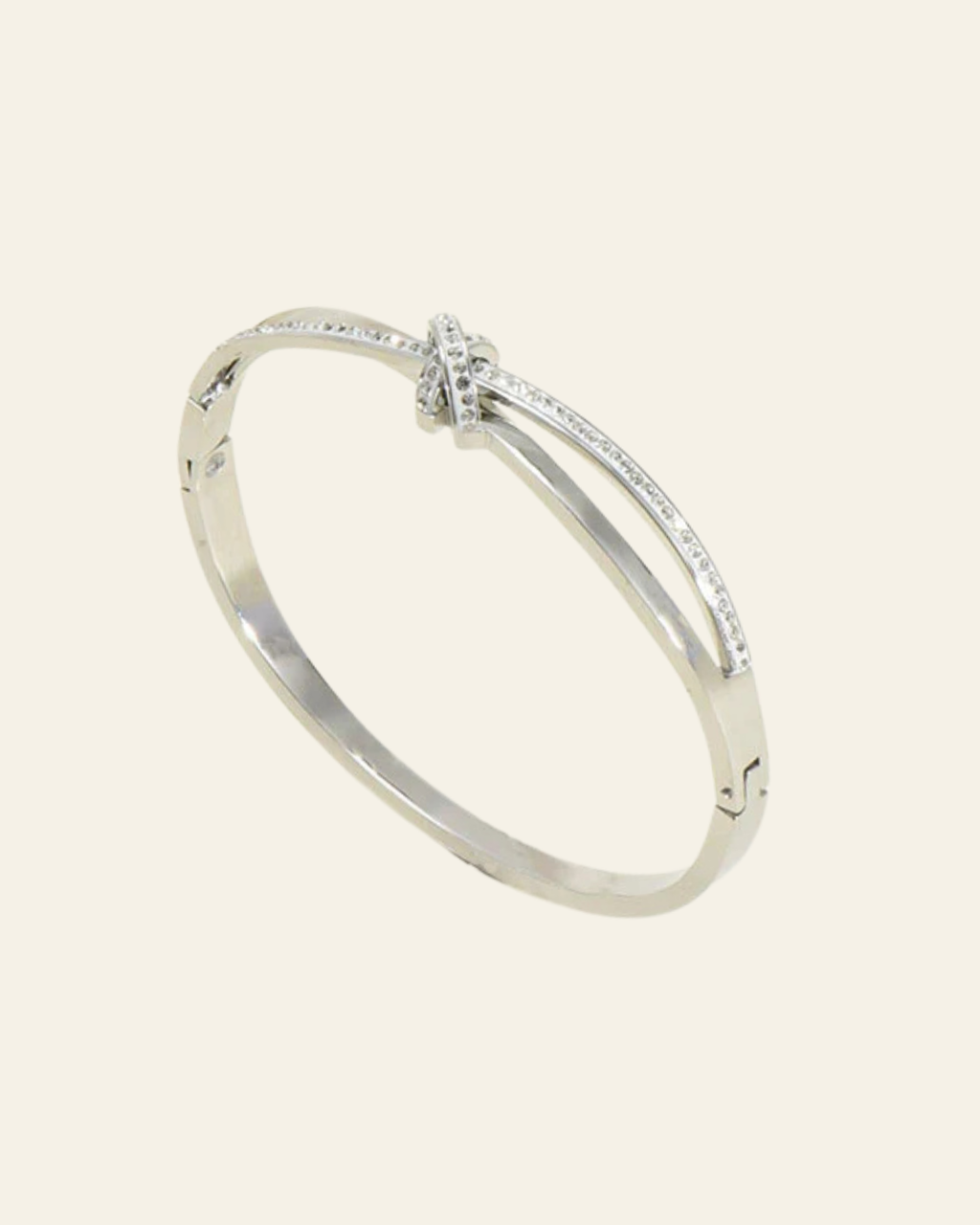 Enchanted Elegance: Bow Accent Bangle