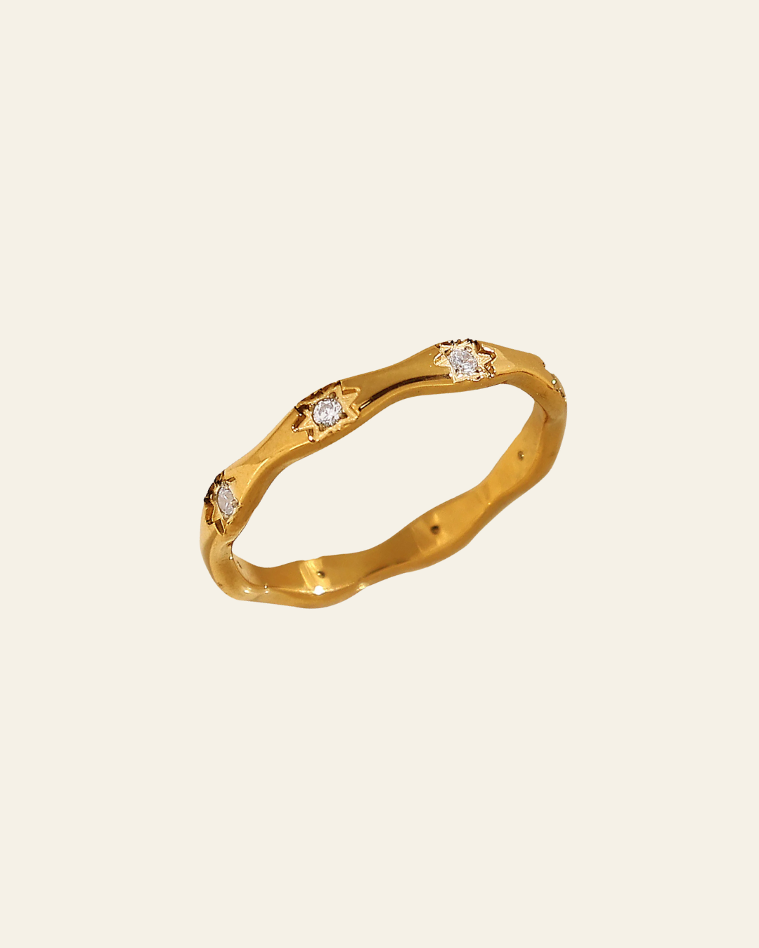 Wavy Star Ring