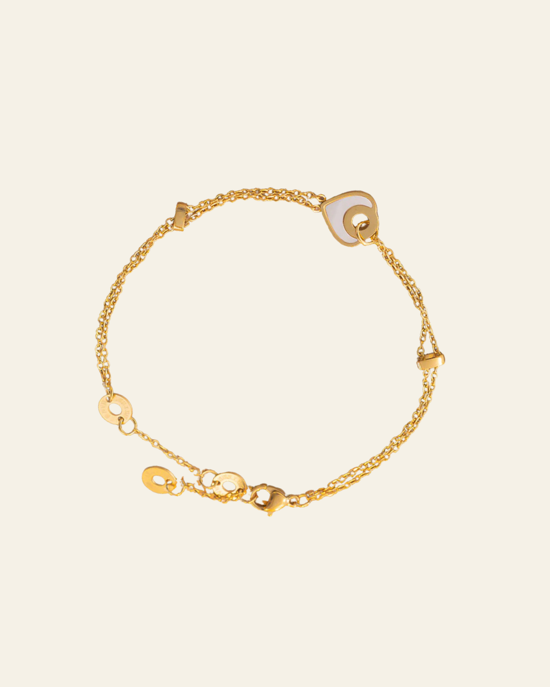 Heart Shell Bracelet