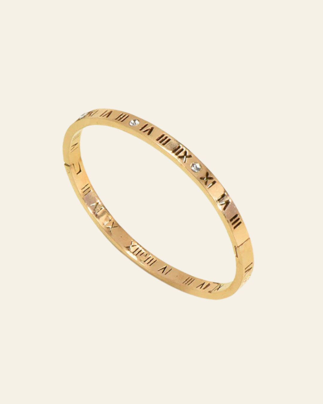 Eternal Time: Roman Numeral Bangle