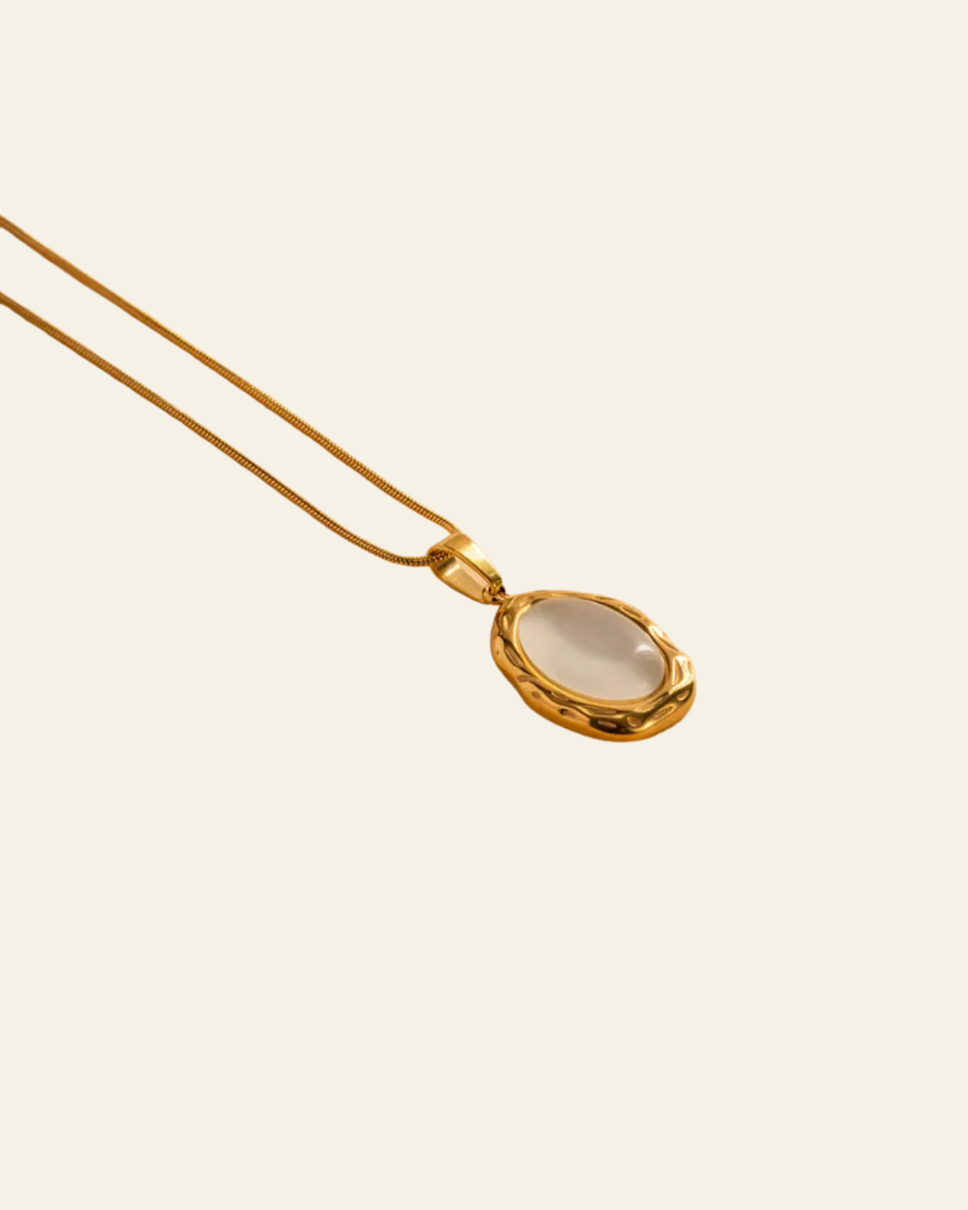 Natural Stone Pendant Necklace