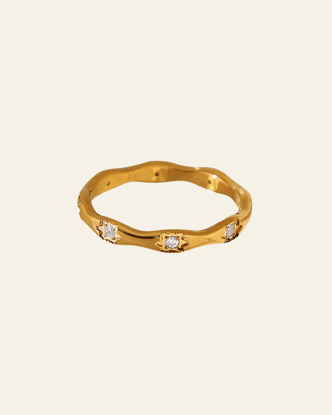 Wavy Star Ring