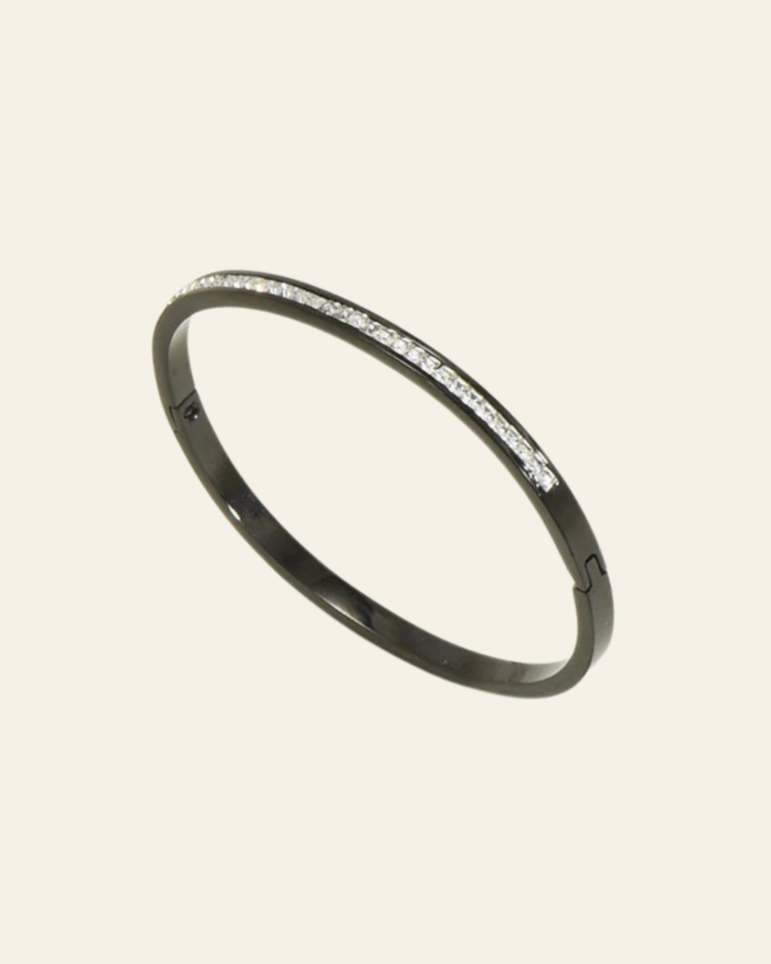 Luminous Grace: Diamond Accent Bangle