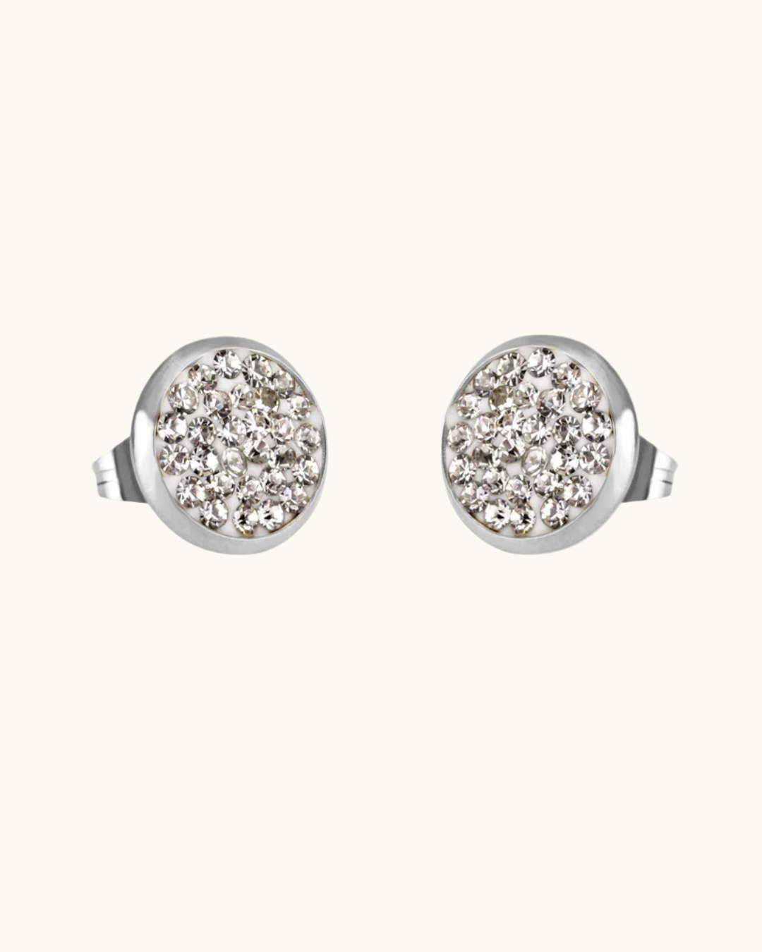 Pavé Crystal Stud Earrings