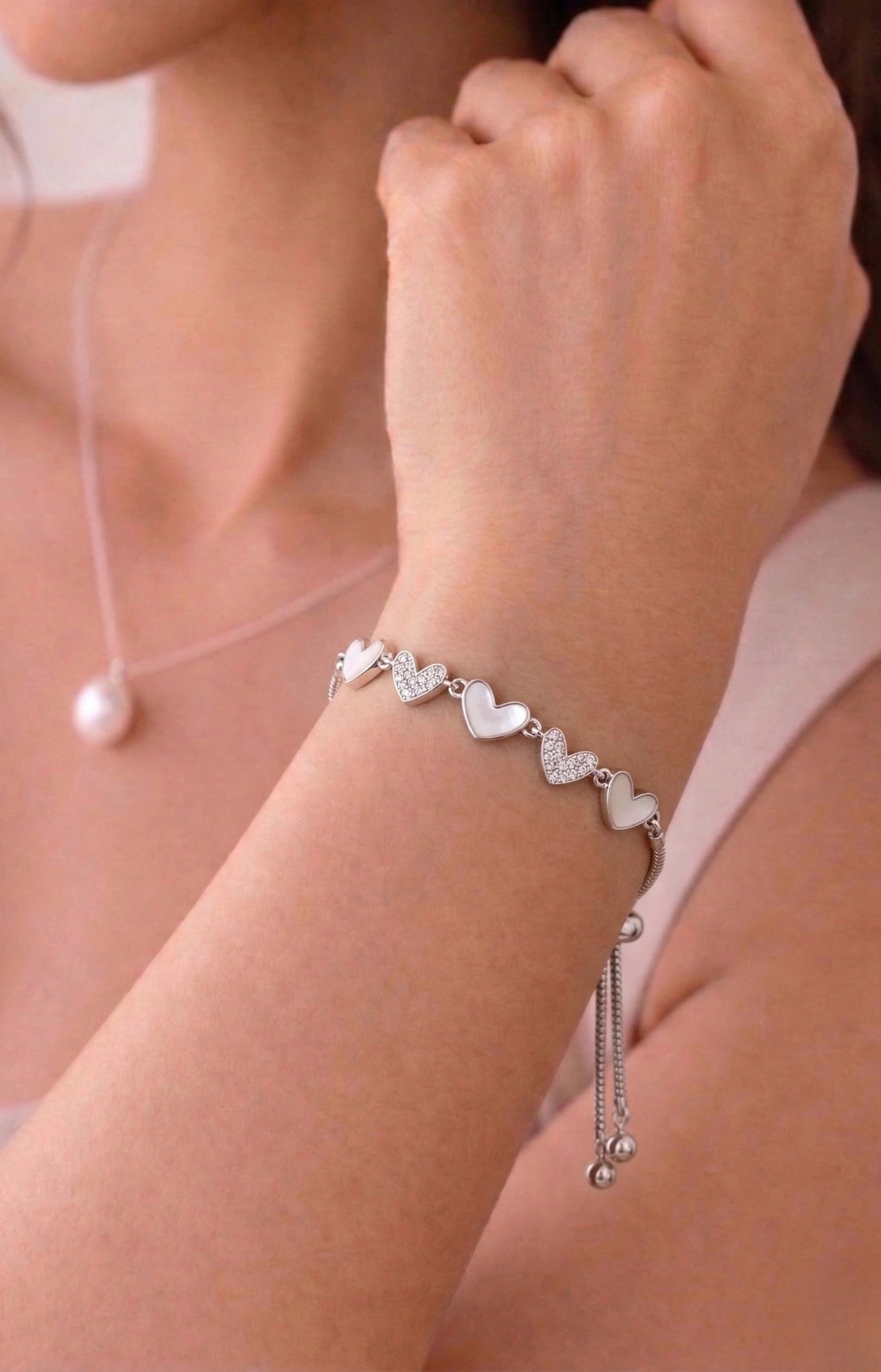 Heart Chain Bracelet