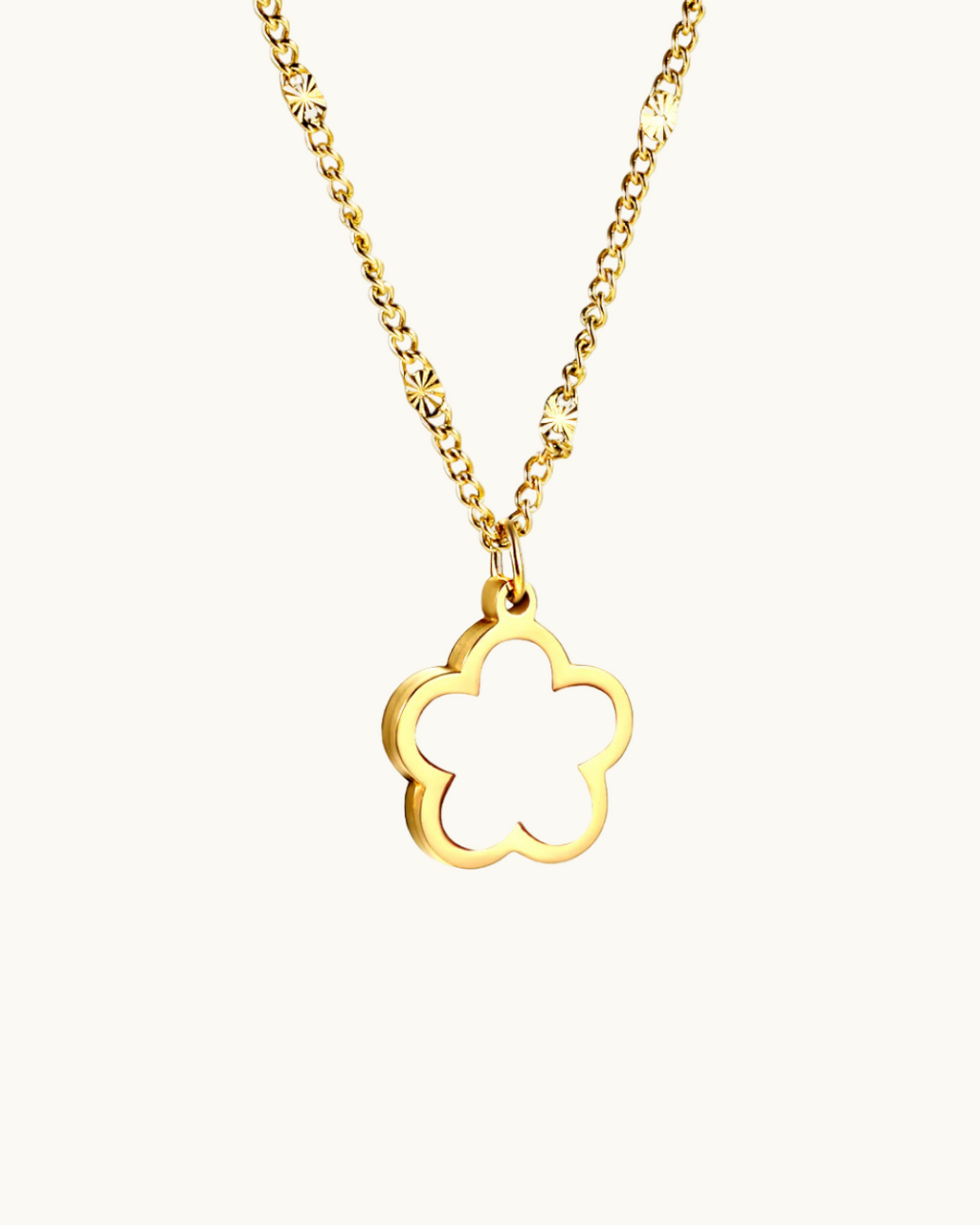 Peach Blossom Pendant Necklace