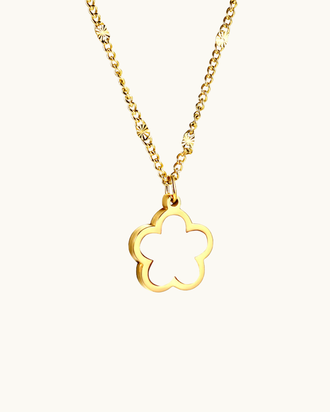 Peach Blossom Pendant Necklace
