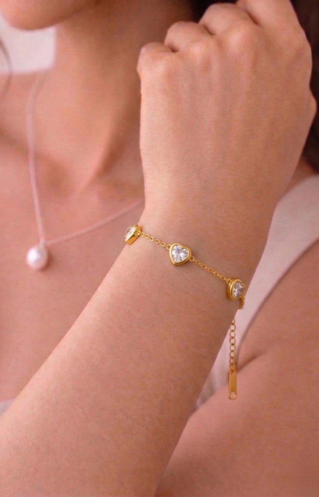 Elegant Heart Bracelet