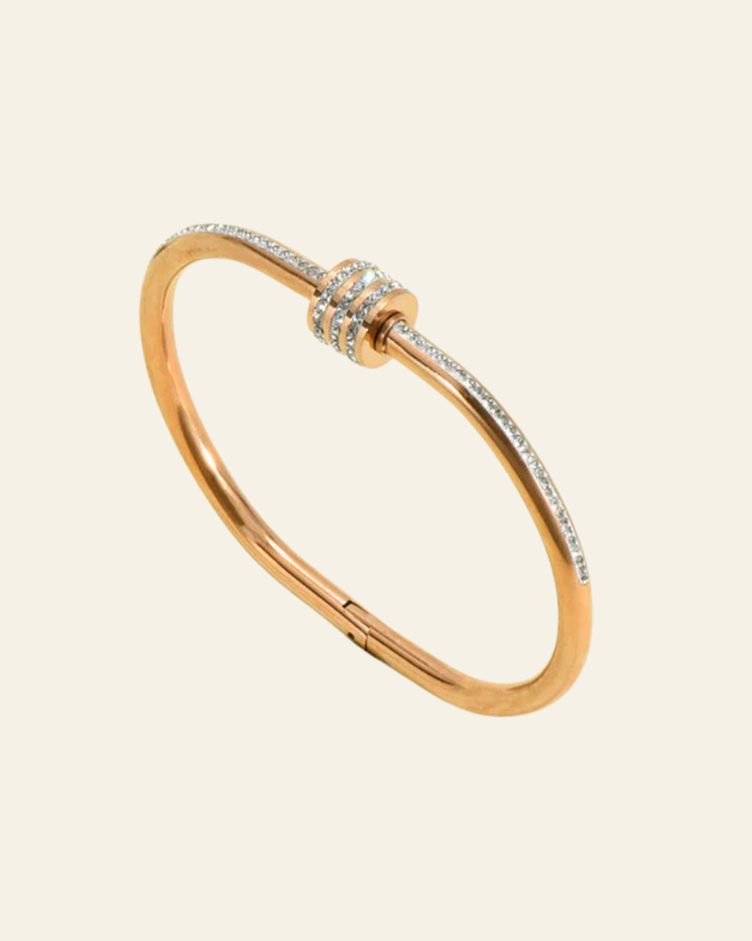 Timeless Sparkle Gold Plated Bangle