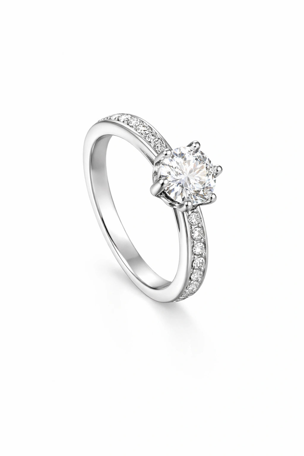 Solitaire Crystal Ring