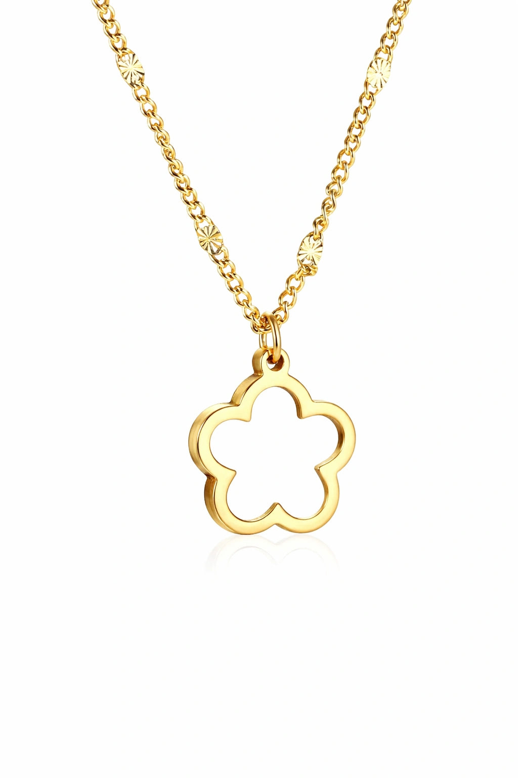 Peach Blossom Pendant Necklace