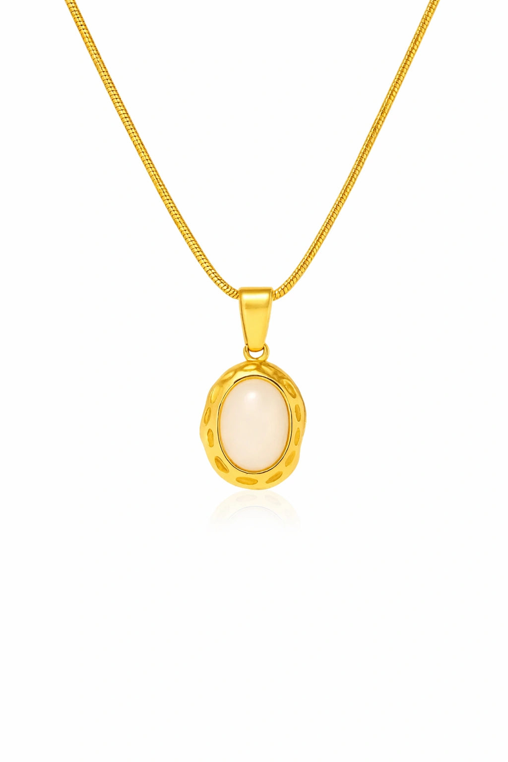 Natural Stone Pendant Necklace
