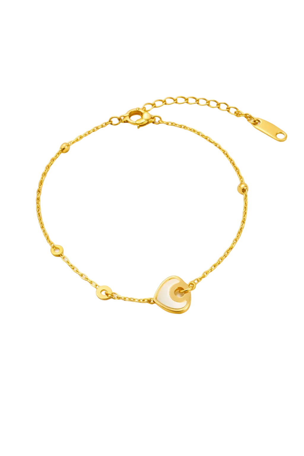 Heart Shell Bracelet