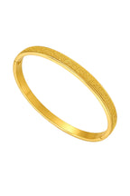Golden Aura: Textured Shine Bangle