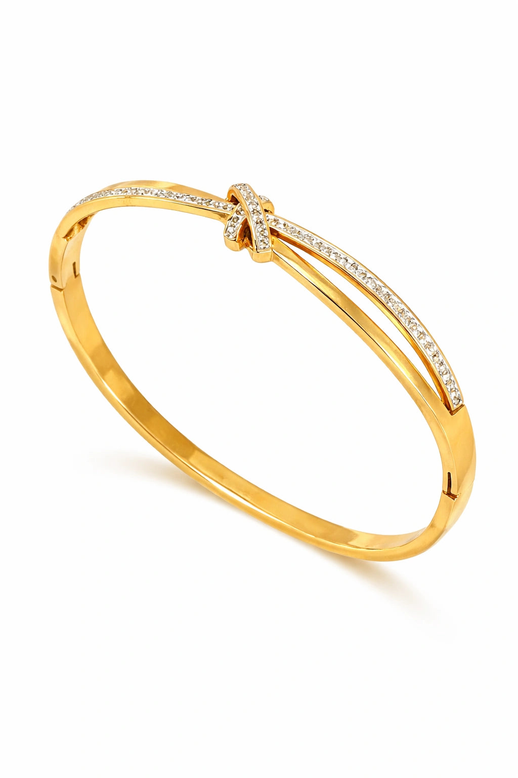 Enchanted Elegance: Bow Accent Bangle