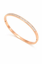 Luminous Grace: Diamond Accent Bangle