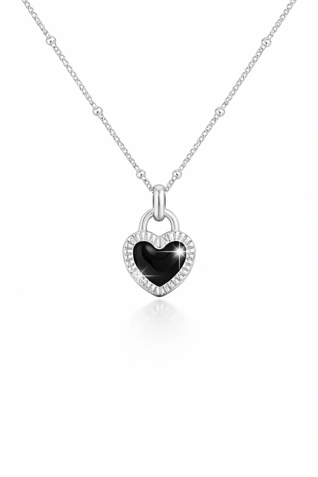 Retro Heart Pendant Necklace