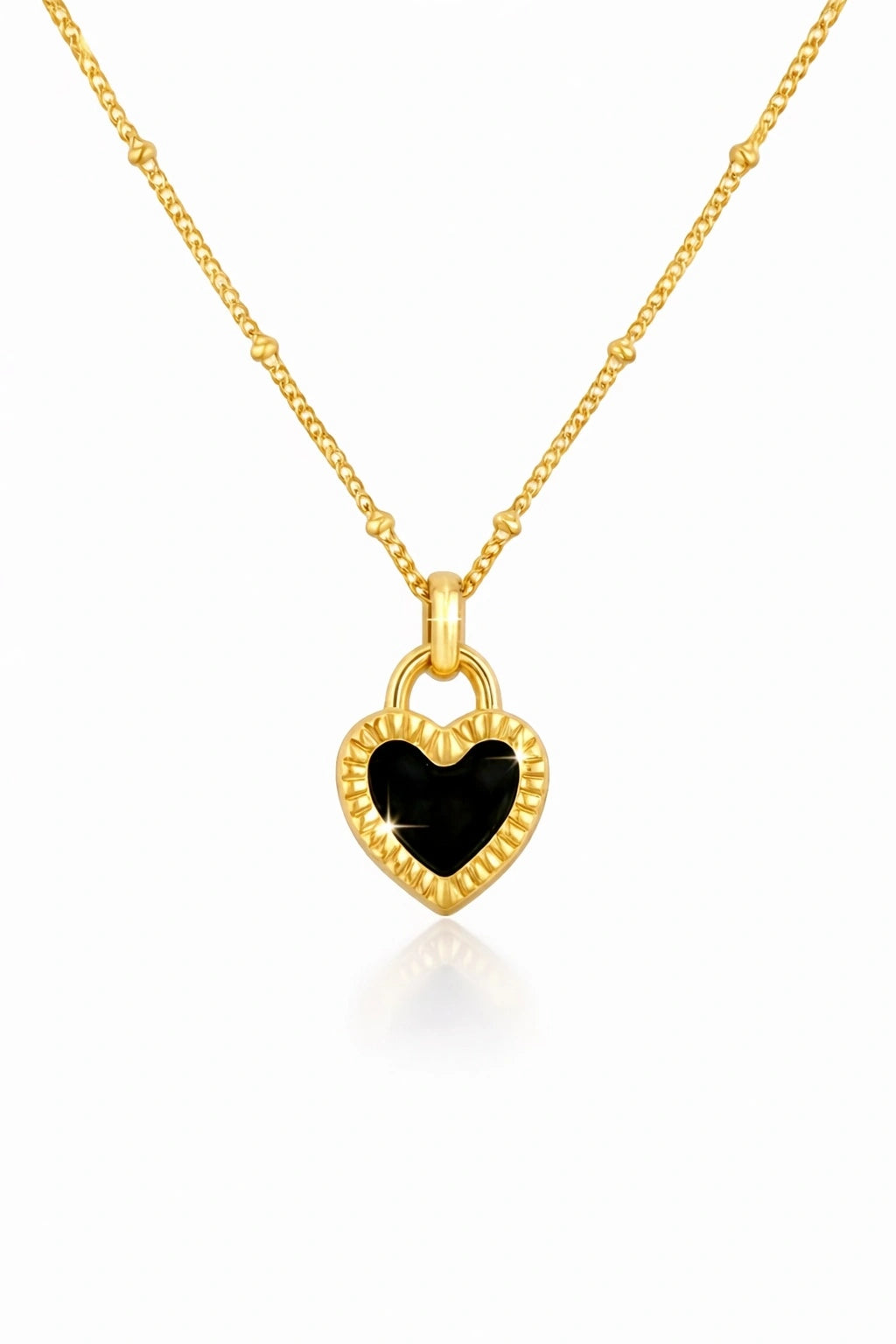 Retro Heart Pendant Necklace