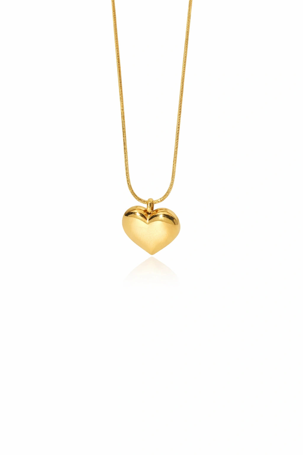 Minimalist Heart Pendant Necklace