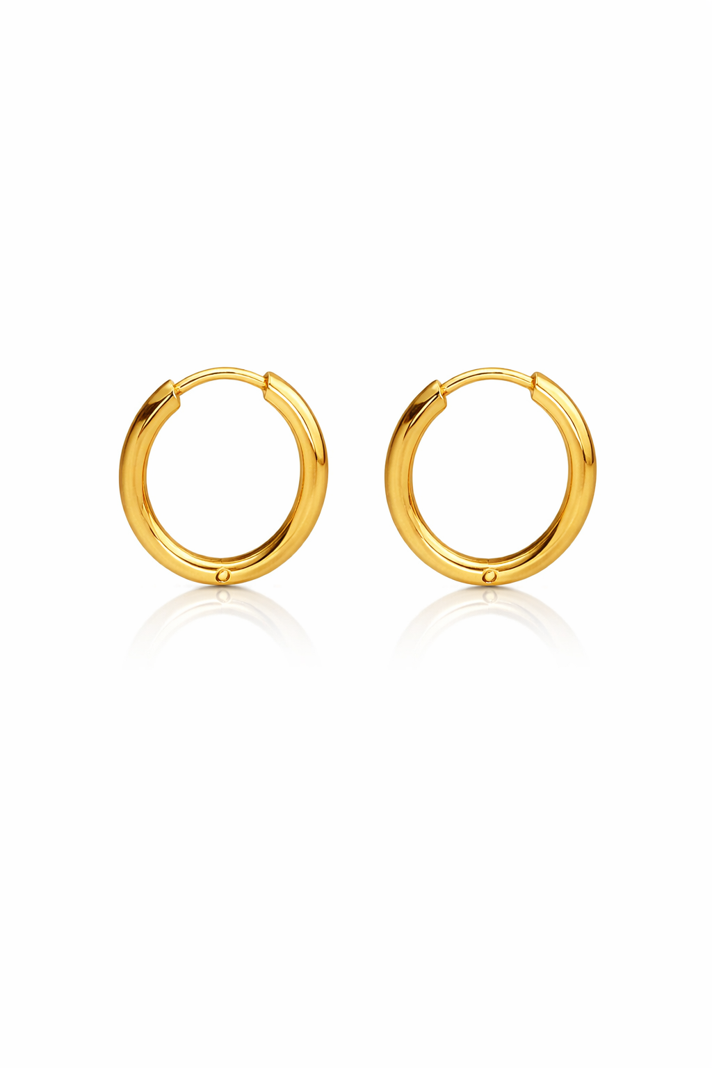 C-Shape Hoop Earrings