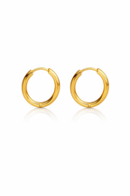 C-Shape Hoop Earrings