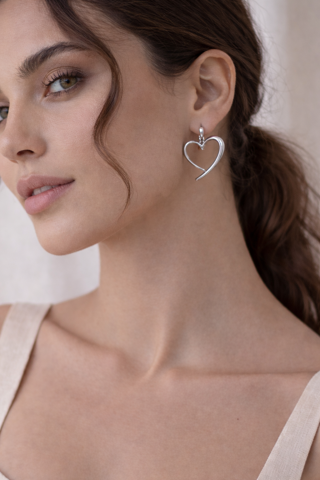 Heart-Shaped Earrings