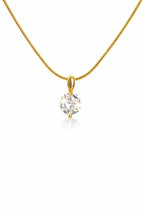 Elegant Glam Zircon Pendant Necklace