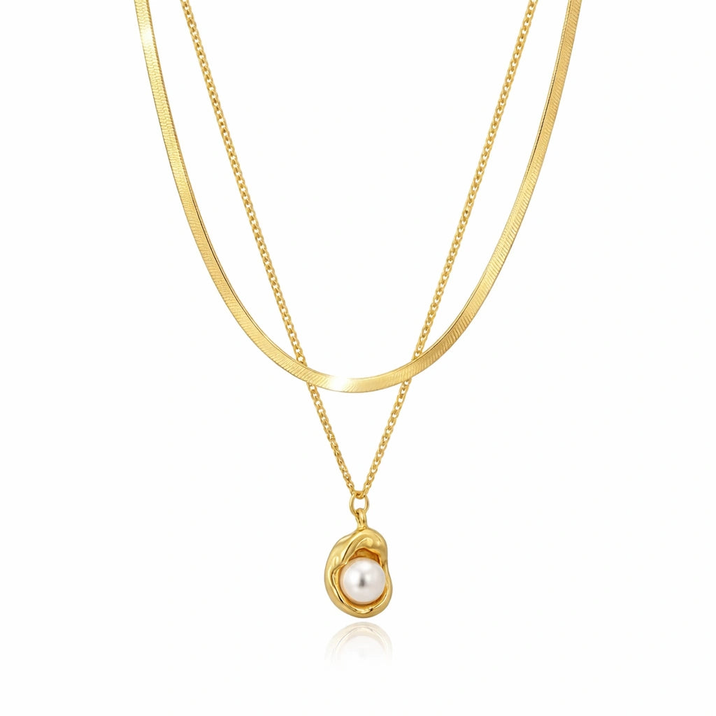 Sweet Pearl Pea Necklace