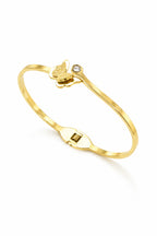 Whisper of Grace: Butterfly Charm Bangle