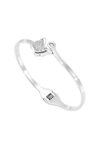Whisper of Grace: Butterfly Charm Bangle