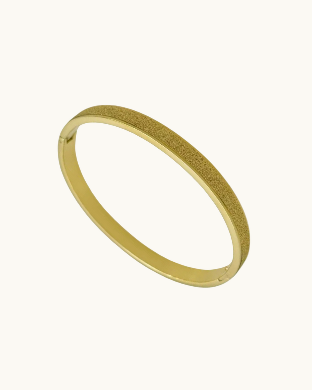 Golden Aura: Textured Shine Bangle