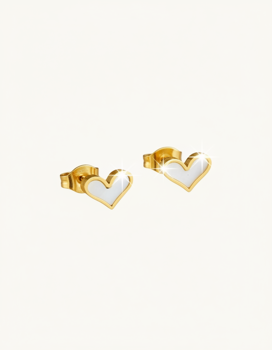 Heart Stud Earrings