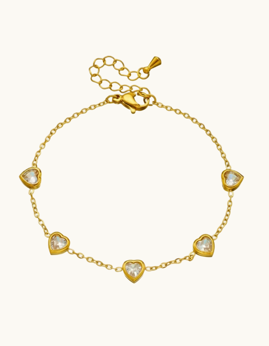 Elegant Heart Bracelet