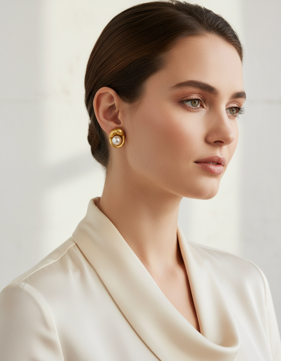 Sweet Pearl Pea Earrings