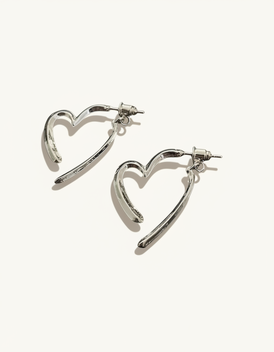 Heart-Shaped Earrings