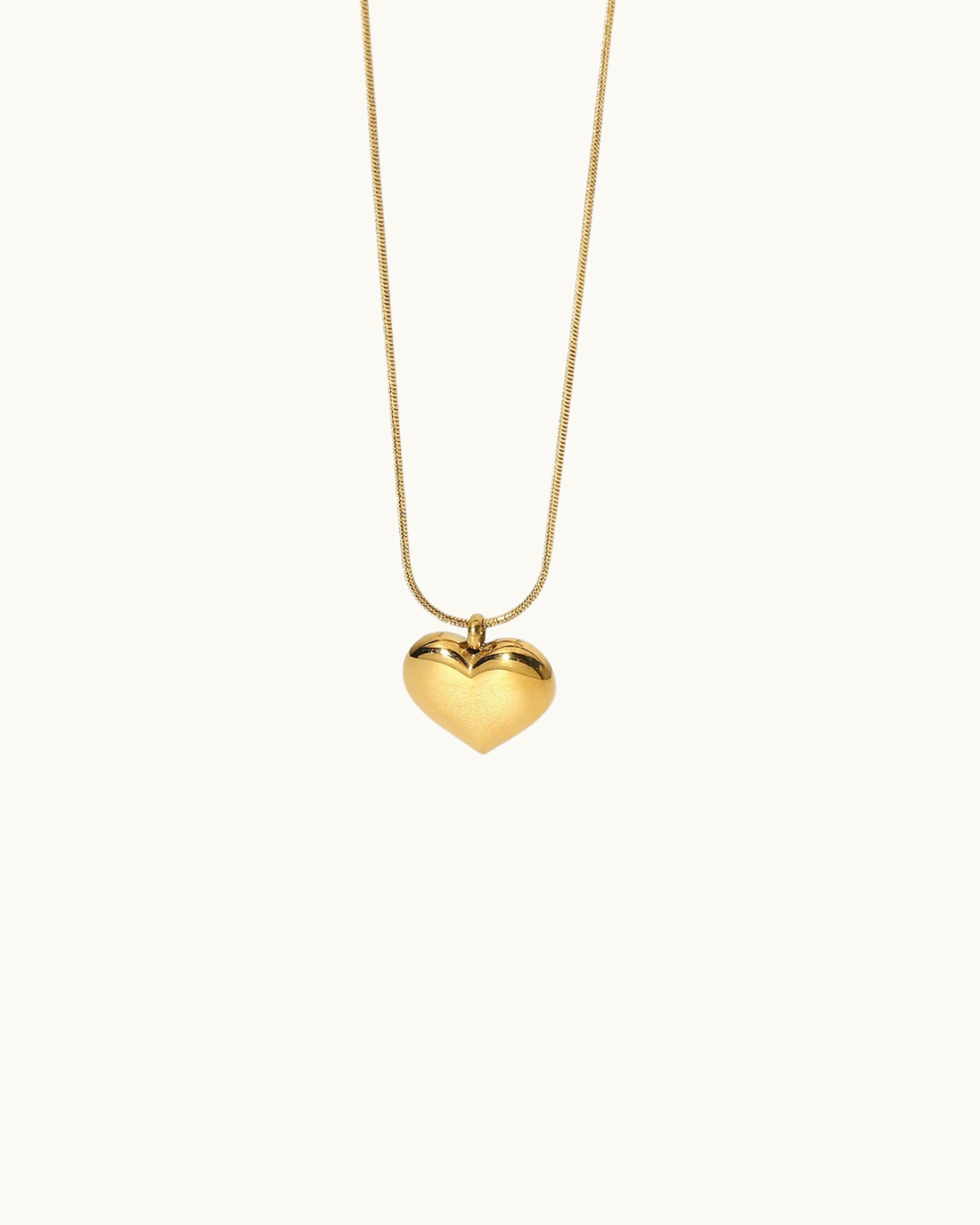 Minimalist Heart Pendant Necklace