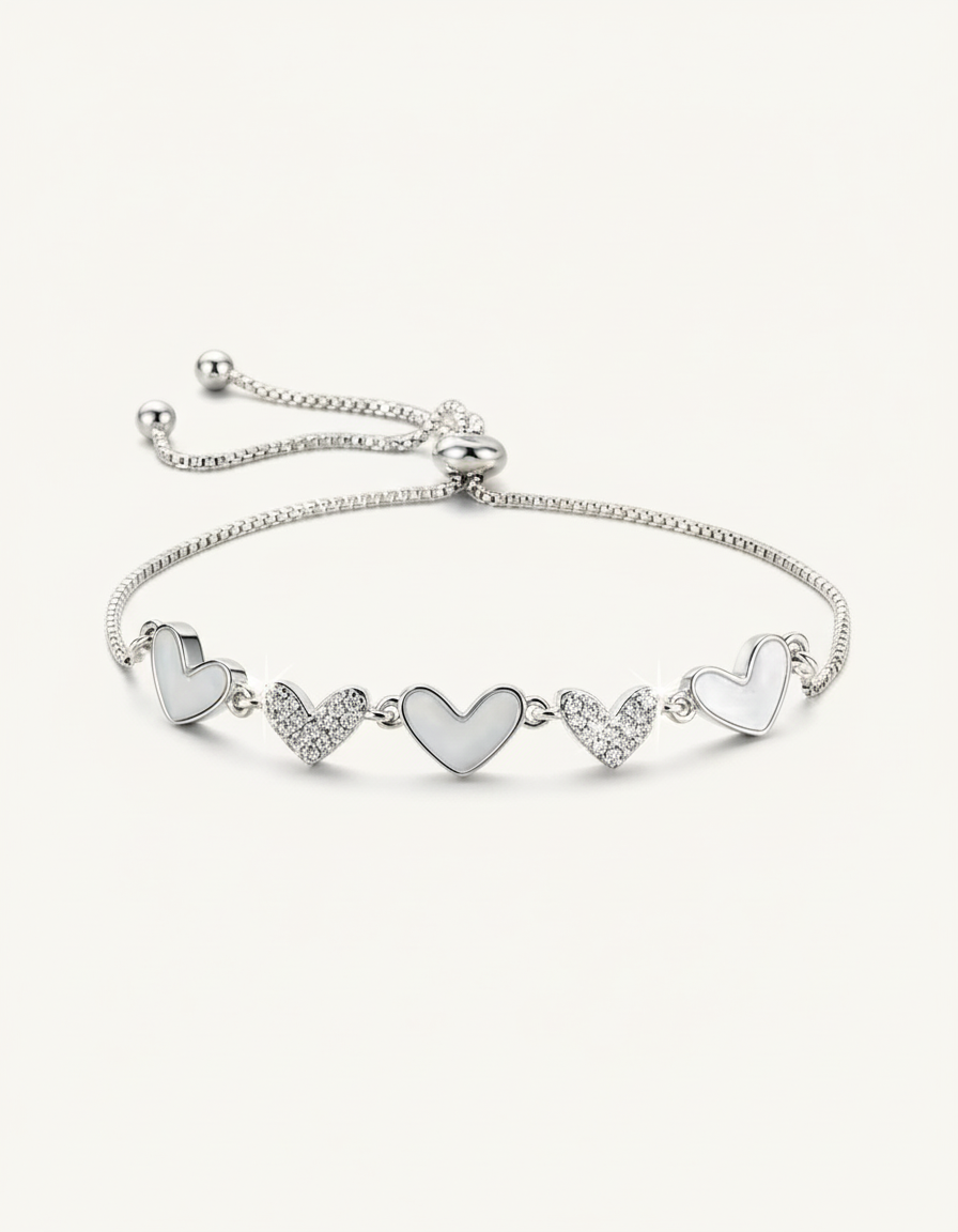 Heart Chain Bracelet