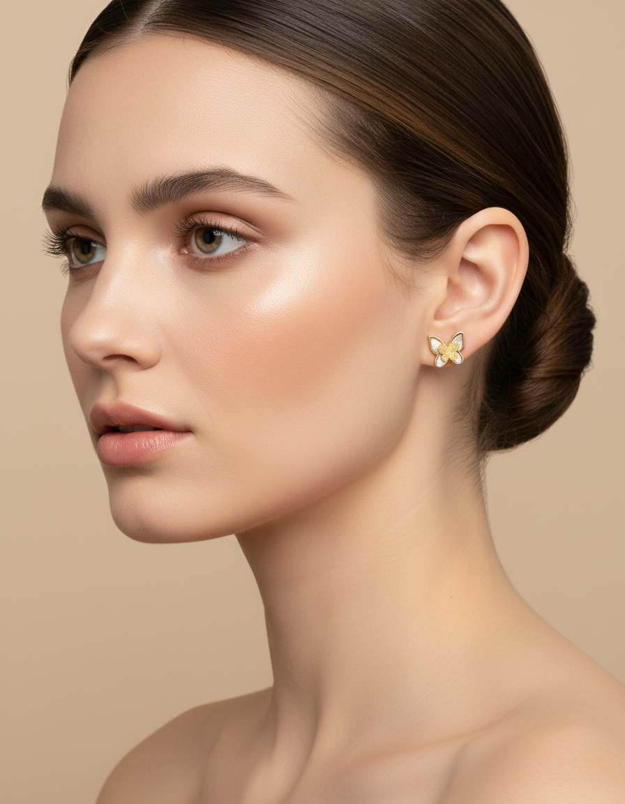 Butterfly Stud Earrings