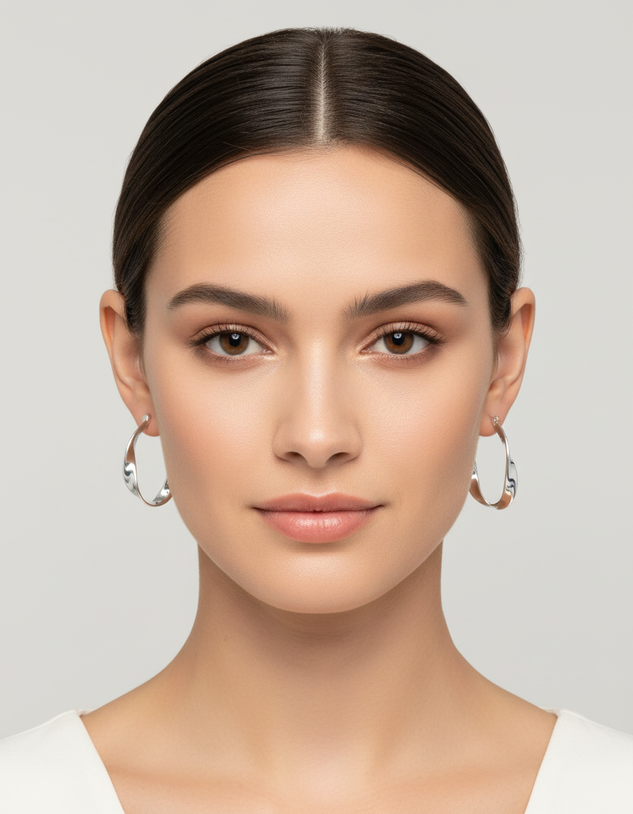 Twisted Hoop Earrings