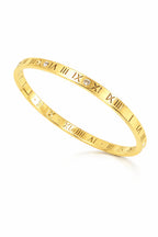 Eternal Time: Roman Numeral Bangle