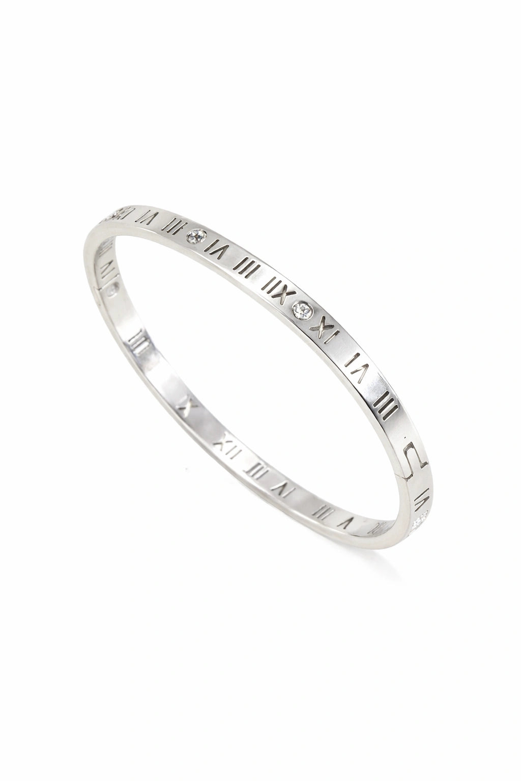 Eternal Time: Roman Numeral Bangle